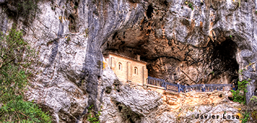 The Holy Cave of Our Lady of Covadonga