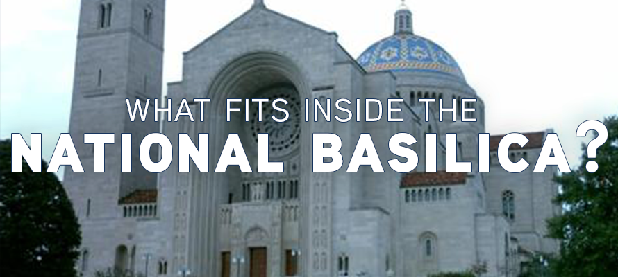 Things that fit in the National Shrine